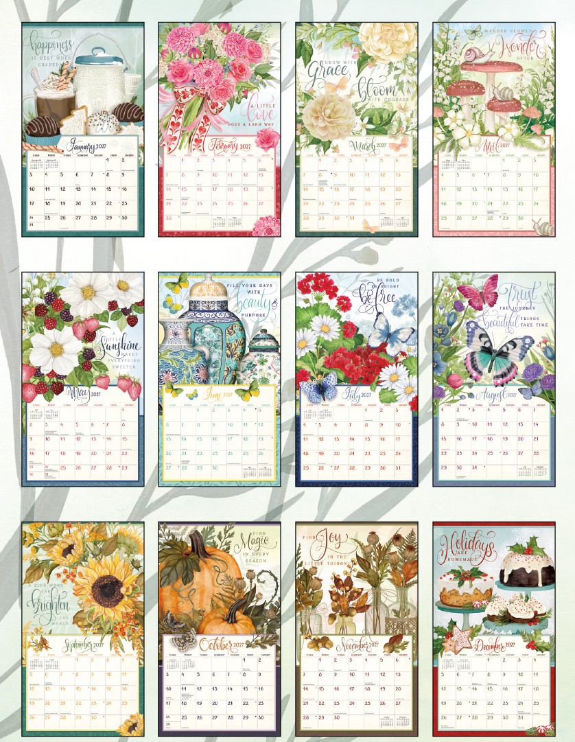 Abundant Friendship 2027 Lang Kalender 27991002005-02
