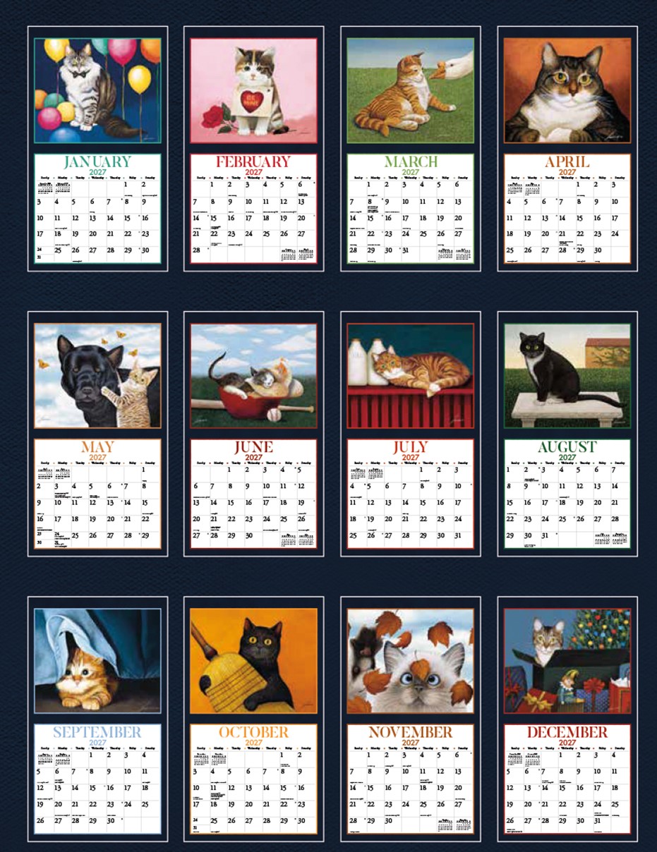 American Cat 2027 Lang Kalender 27991001889-02