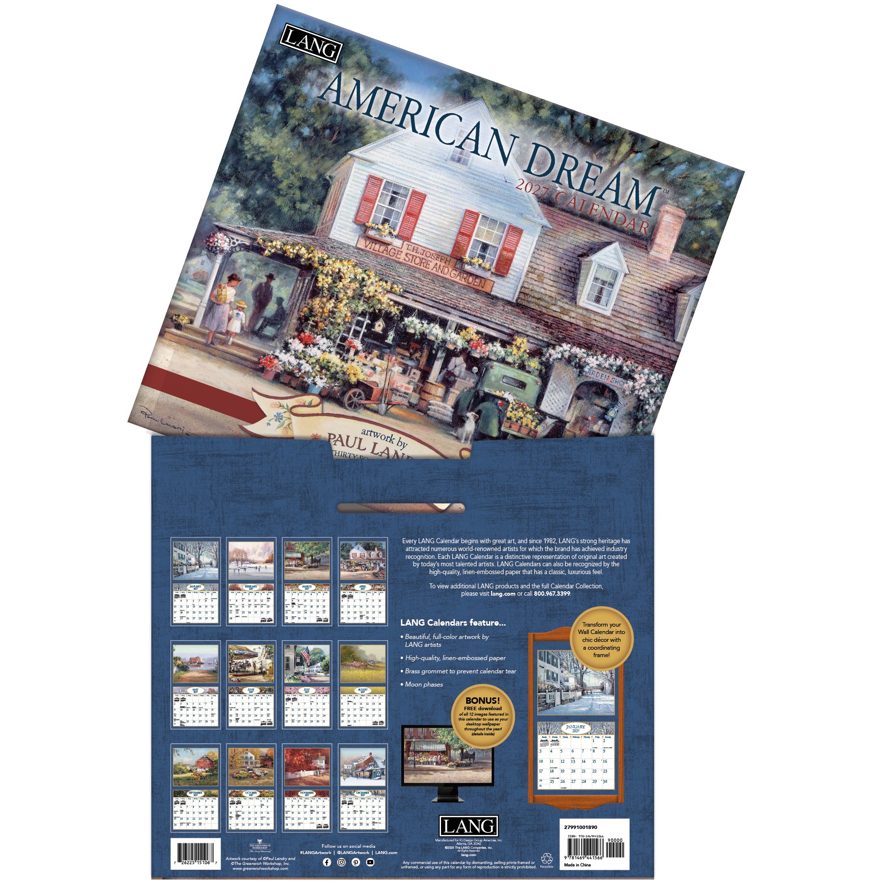 American Dream 2027 Lang Kalender 27661001890-04