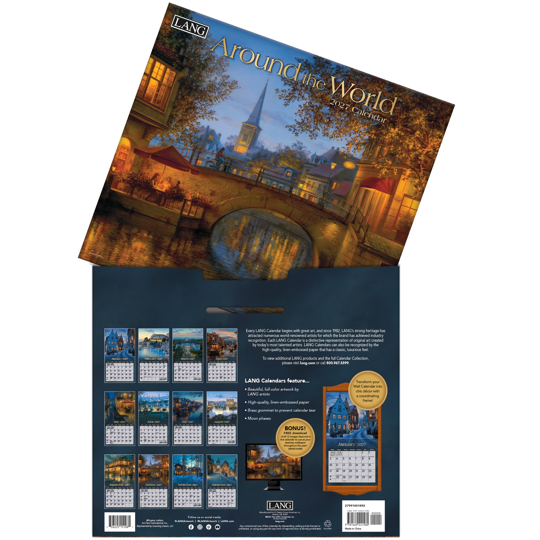 Around the World 2027 Lang Kalender 27991001892-04