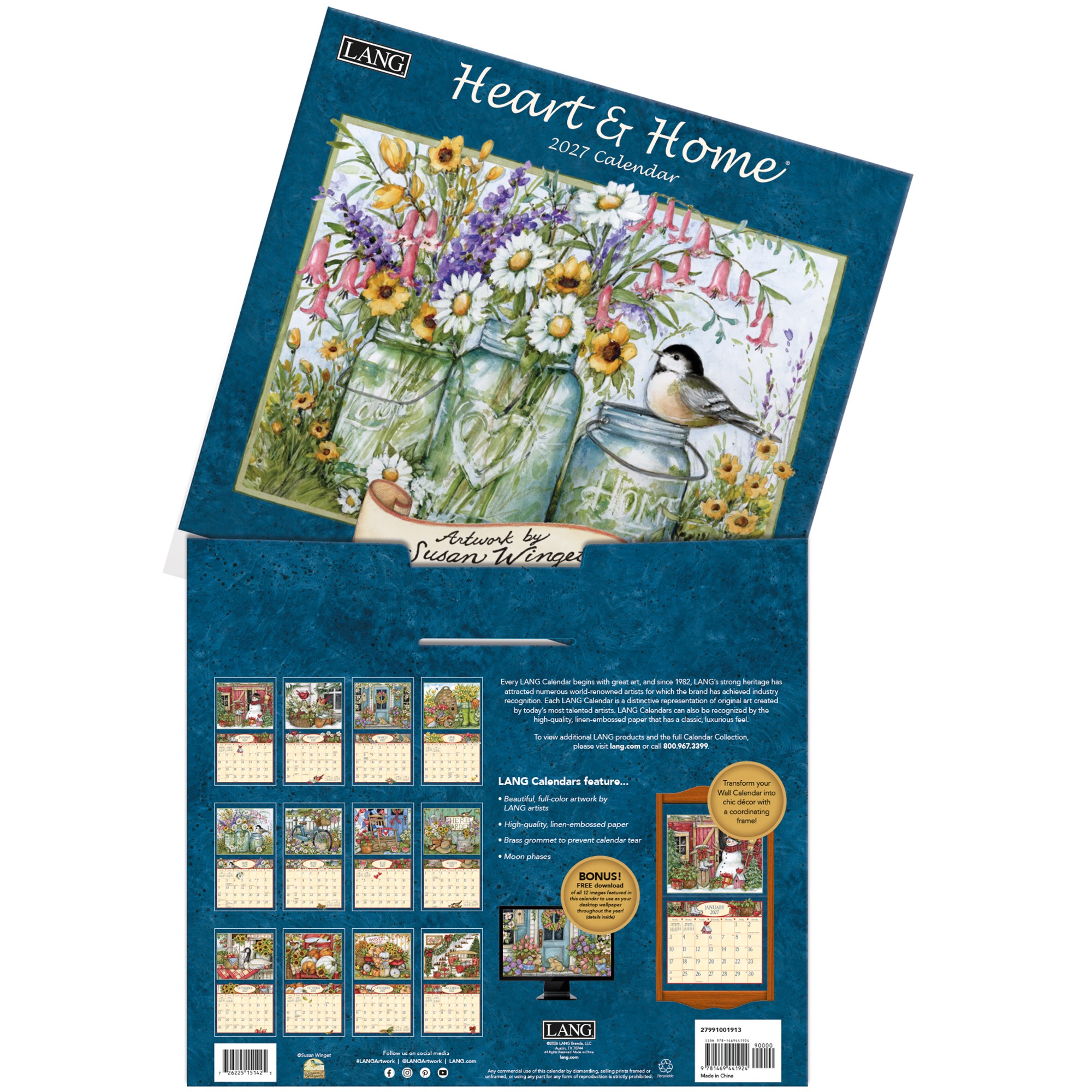 Heart & Home 2027 Lang Kalender 27991001913-04