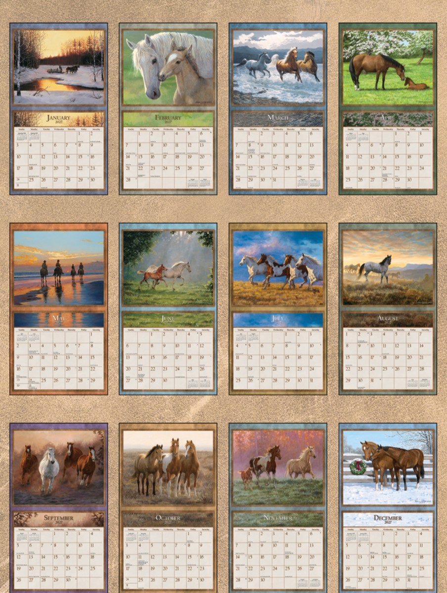 Horses in the Mist 2027 Lang Kalender 27991001917-02