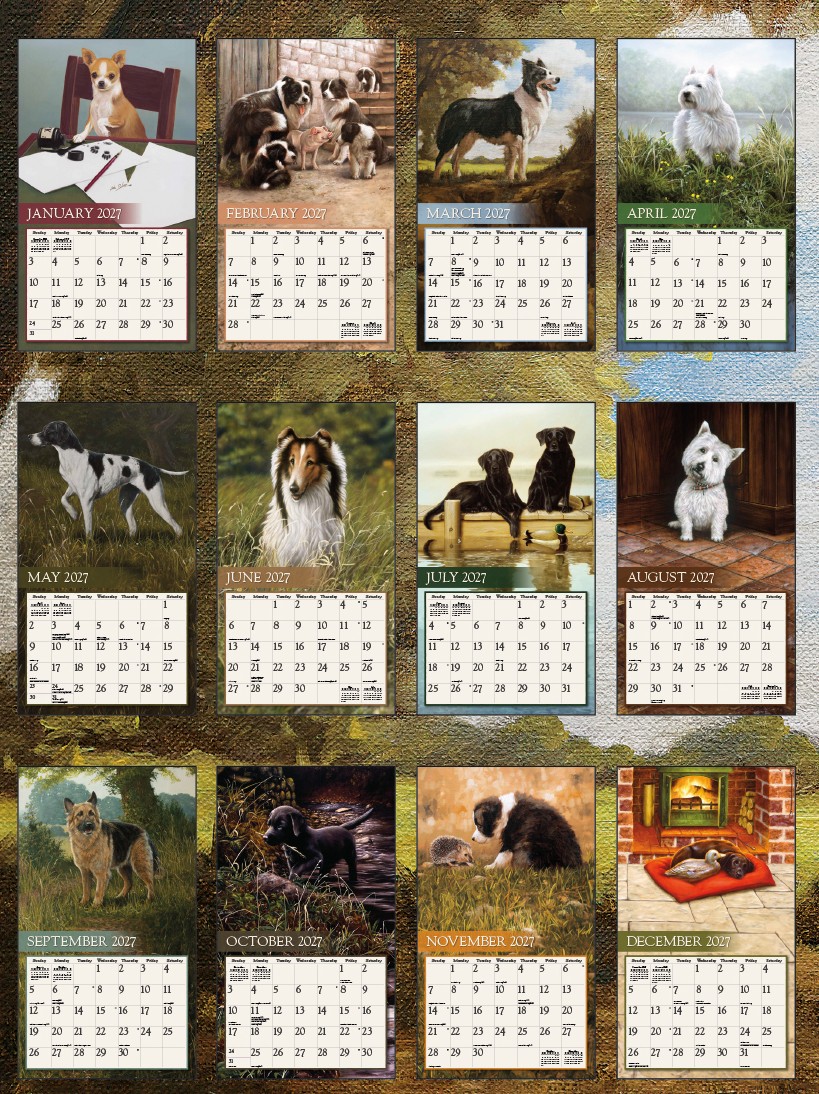 Love of Dogs 2027 Lang Kalender 27991001927-02