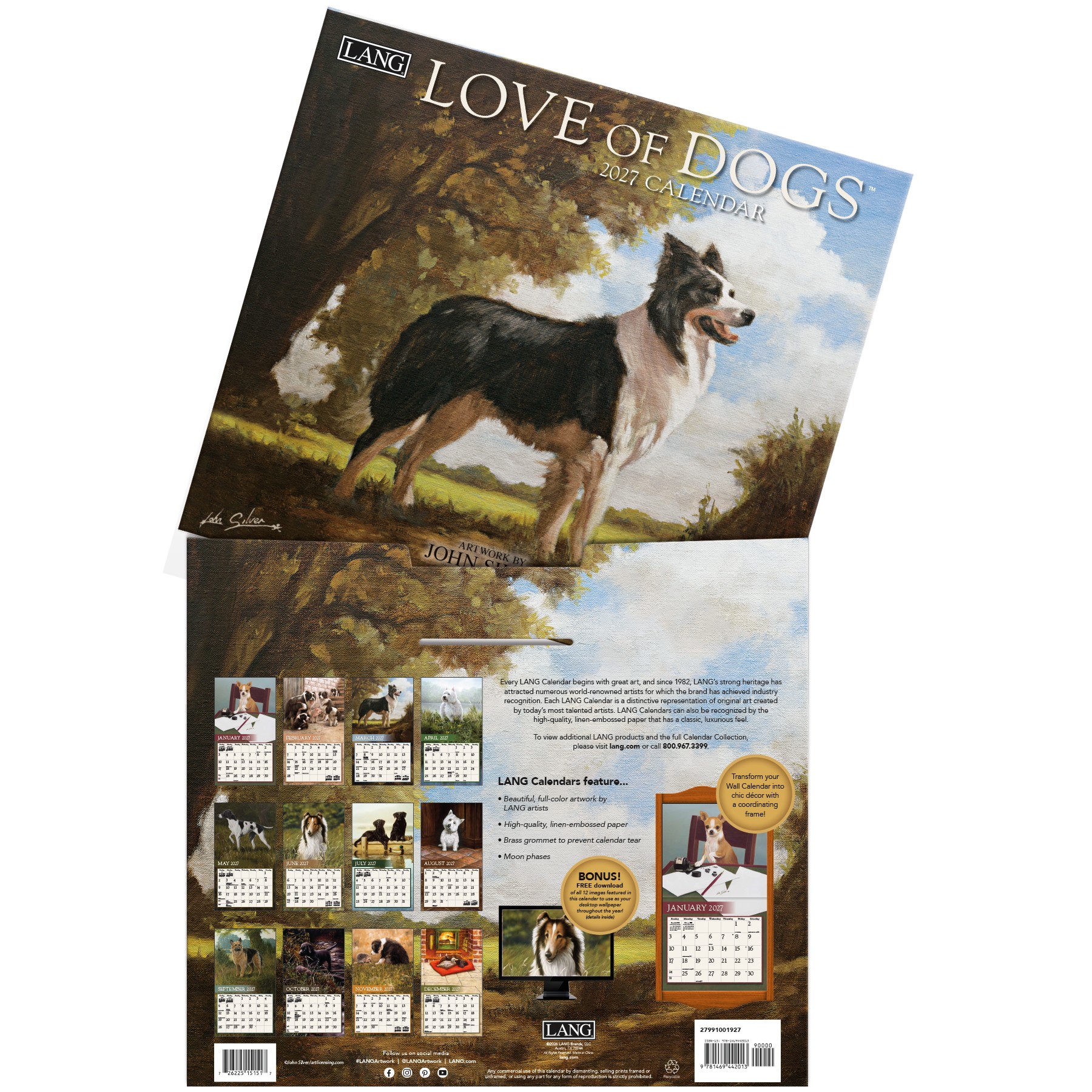 Love of Dogs 2027 Lang Kalender 27991001927-04