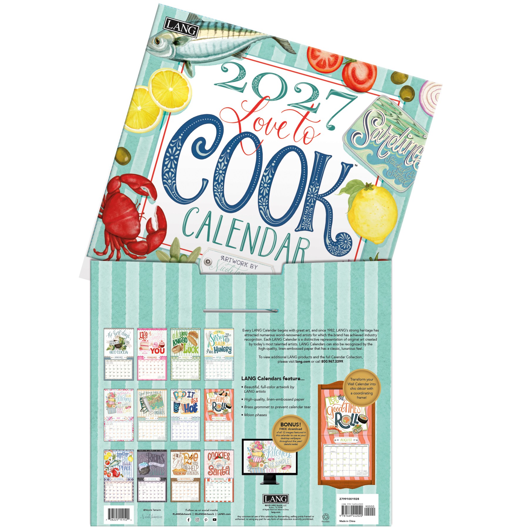 Love to Cook 2027 Lang Kalender 27991001928-04