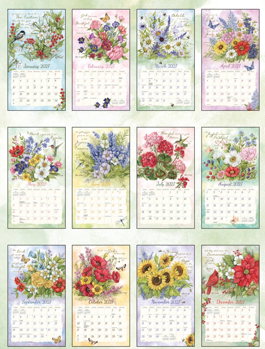 Nature's Grace 2027 Lang Kalender 27991001932-02