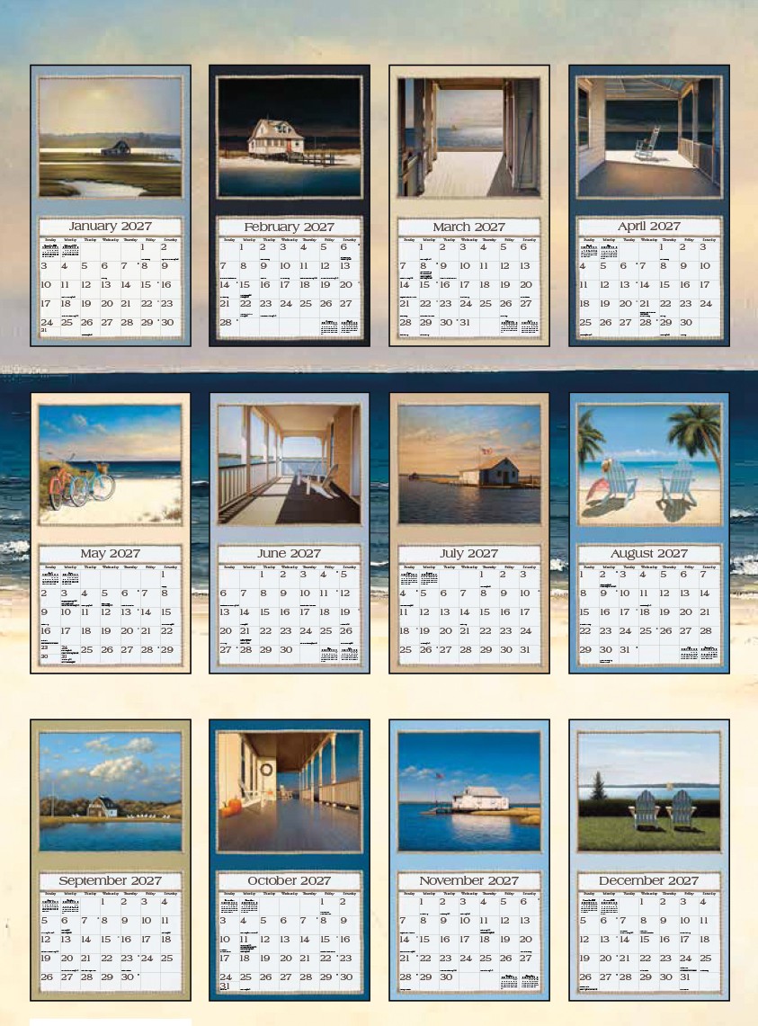 Seaside 2027 Lang Kalender 27991001877-02