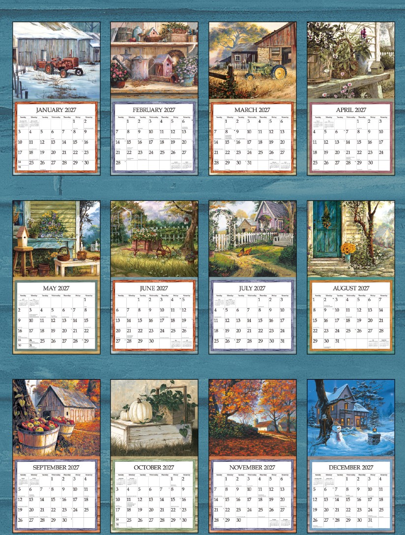 Simple Country 2027 Lang Kalender 27991002036-02