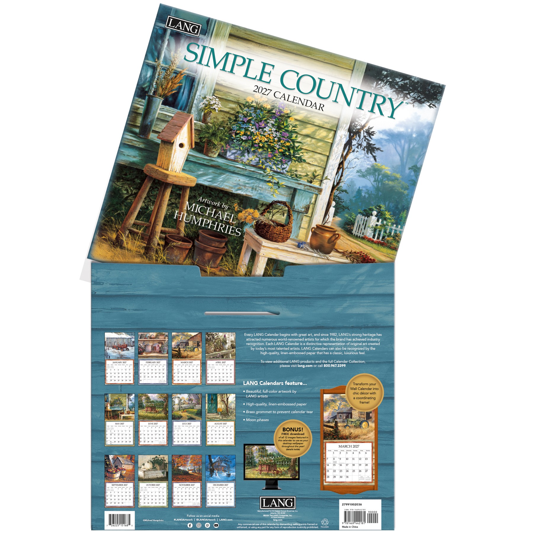 Simple Country 2027 Lang Kalender 27991002036-04