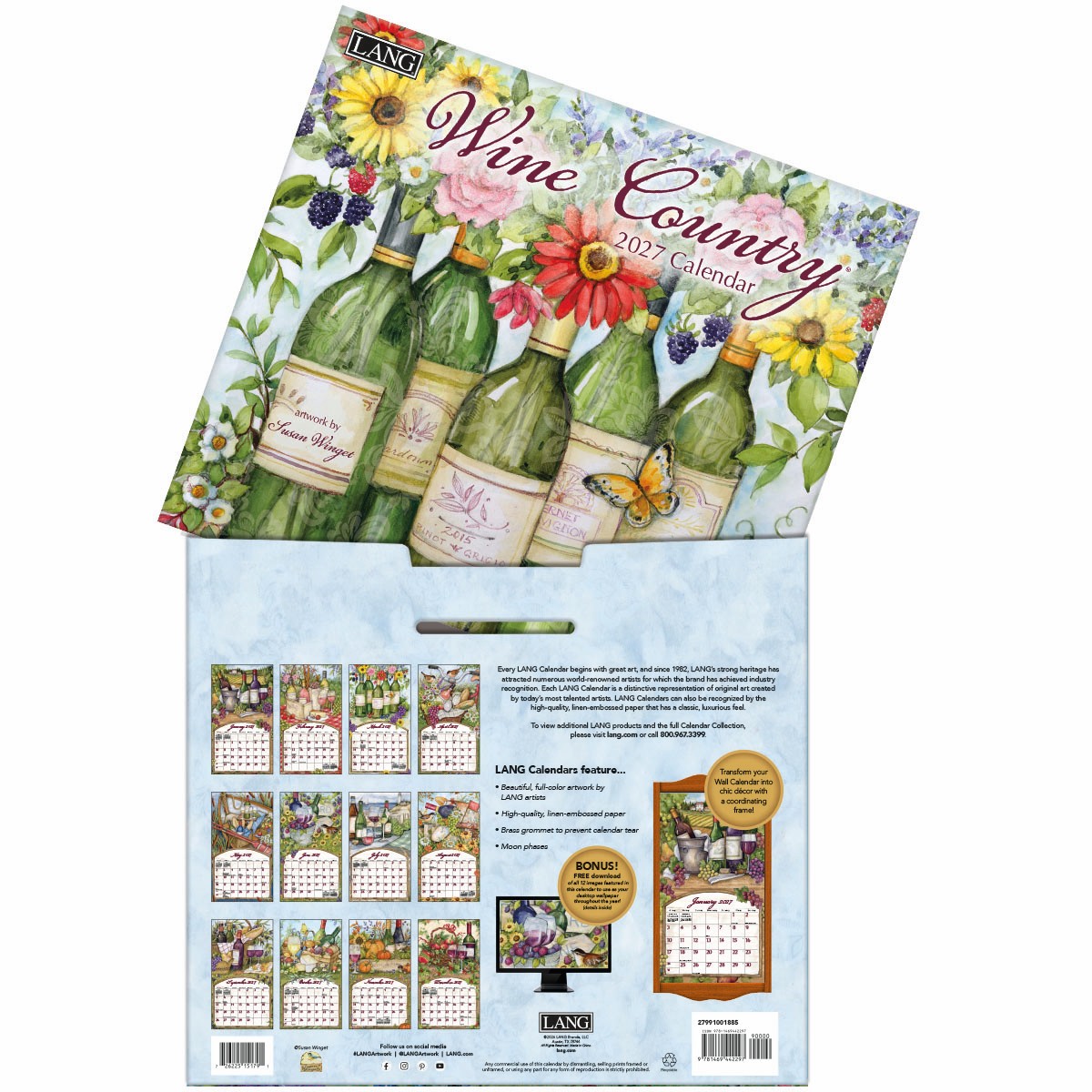 Wine Country 2027 Lang Kalender 27991001885-04