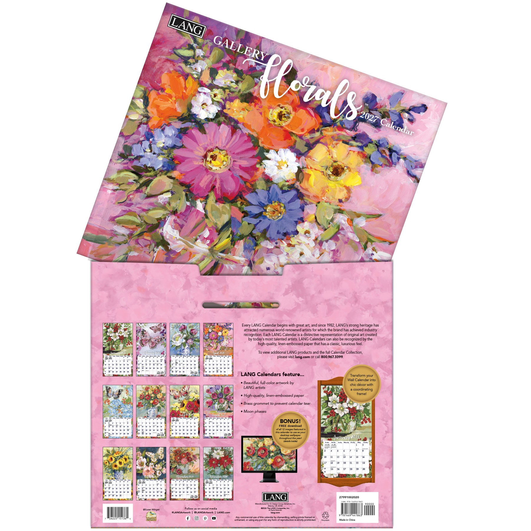 Gallery Florals 2027 Lang Kalender 27991002020-04