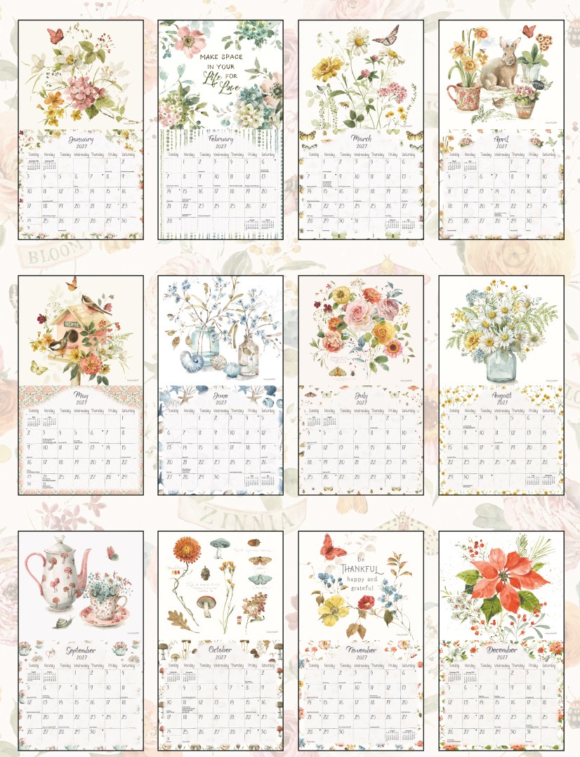 Watercolor Seasons 2027 Lang Kalender 27991002011-02