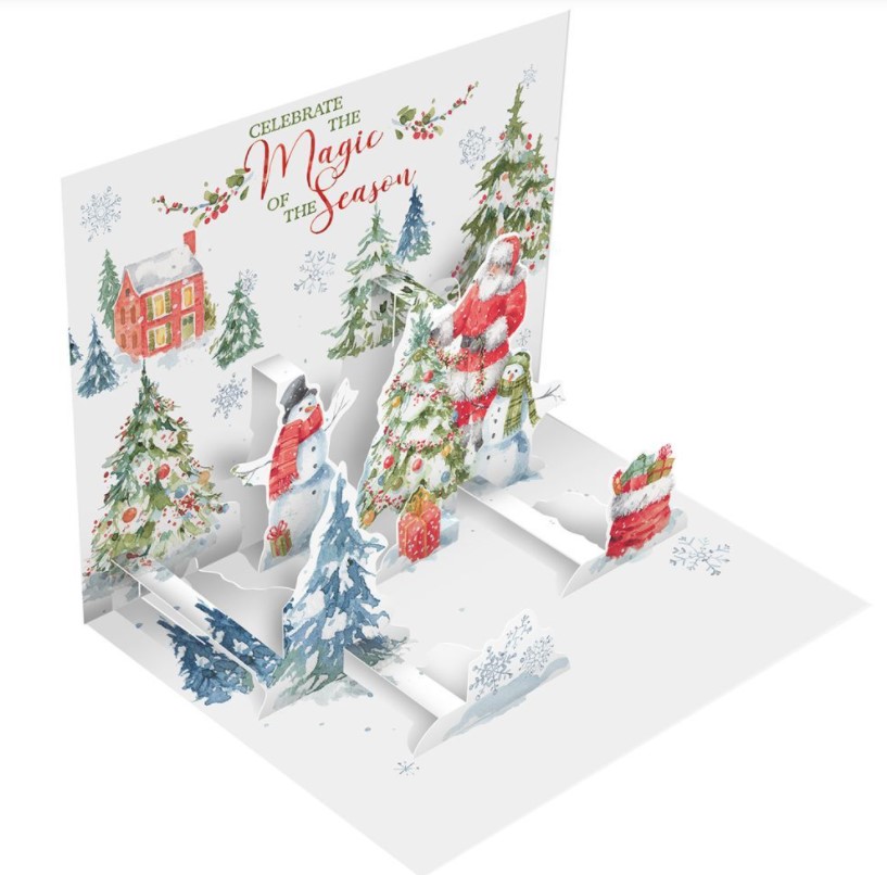 Santa Welcome Christmas Box Popup Cards_1 Santa Welcome Christmas Box Popup Cards_1