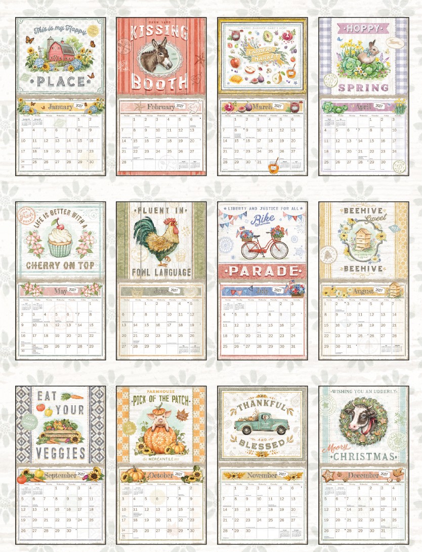 Farmhouse 2027 Lang Kalender 27991002008-02