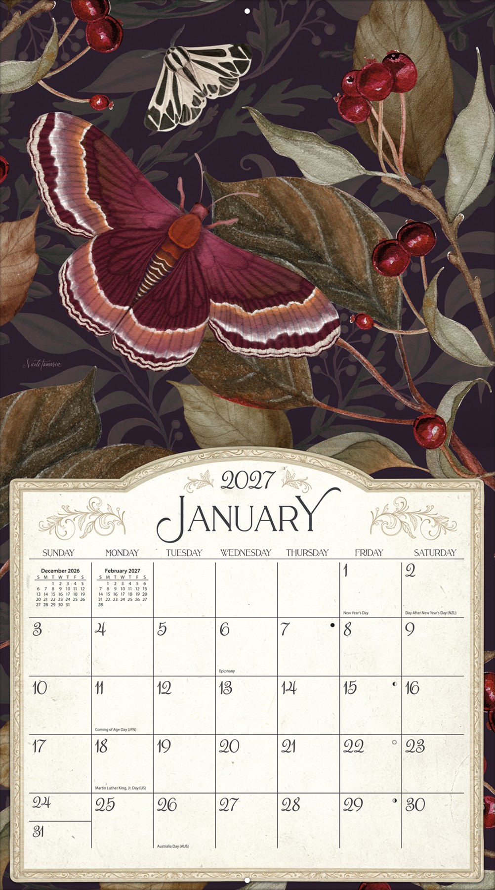 Midnight Garden 2027 Lang Kalender 27991002034-03